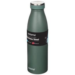 Termo Sistema Stainless Steel 500 ml verde oscuro