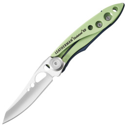 Cuchillo Leatherman Skeletool KB azul/verde Verdant