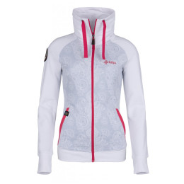 Sudadera de mujer Kilpi Zovia blanco