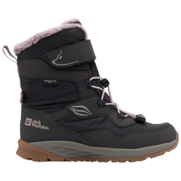 Botas de invierno para niños Jack Wolfskin Polar Bear-G Texapore High Vc K - Phantom negro/rosa phantom