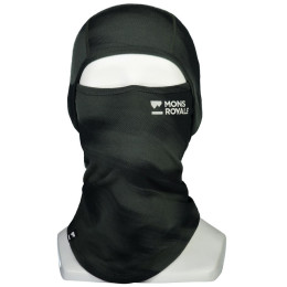 Pasamontañas Mons Royale Santa Rosa Merino Flex 200 negro RosinMotion