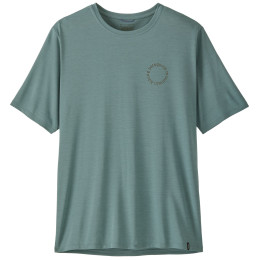 Camiseta de hombre Patagonia Men's Capilene Cool Daily Shirt - Spoke Stencil azul Blue Sage - Light Blue Sage X-Dye