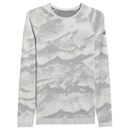 Camiseta funcional de mujer 4F Seamless Underwear F208 blanco OFF WHITE ALLOVER