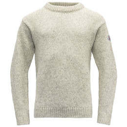 Sudadera funcional de hombre Devold Nansen Wool Sweater gris claro GREY MELANGE