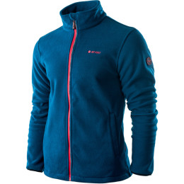 Sudadera de hombre Hi-Tec Nenan azul oscuro Poseidon/ChineseRed