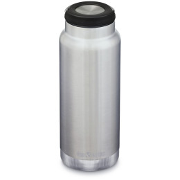 Botella térmica Klean Kanteen TK Wide 32 oz Wide Loop Cap plata