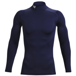 Camiseta funcional de hombre Under Armour CG Armour Comp Mock azul Midnight Navy/White