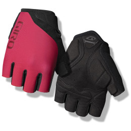 Guantes de ciclismo Giro JagEtte negro/rojo Raspberry/Dark Cherry