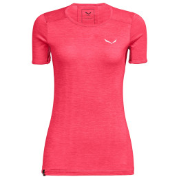 Camiseta de mujer Salewa Puez Graphic 2 Dry W S/S Tee rosa 1535 rouge red melange