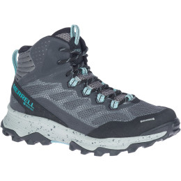 Calzado de senderismo para mujer Merrell Speed Strike Mid Gtx gris/azul Charcoal