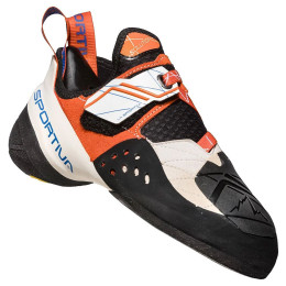 Pies de gato para mujer La Sportiva Solution Woman blanco/naranja White/Lily Orange