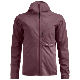 Chaqueta impermeable para mujer Ortovox Trace 2.5L Jacket W rosa Chestnut