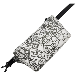Riñonera High Tail Designs Fanny Pack The Vague Outdoors blanco/negro The Vague Outdoors