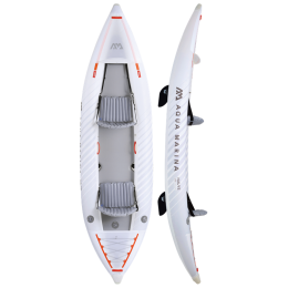 Kayak hinchable Aqua Marina Halve Packayak™ gris