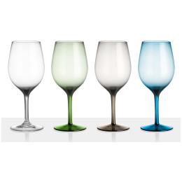 Juego de vasos Brunner Wineglass Onda/Jazz set transparente