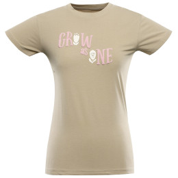 Camiseta de mujer Alpine Pro Sumeka marrón twill