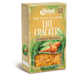 Galletas Lifefood LIFE CRACKERS Zelňáky RAW BIO 90 g marrón