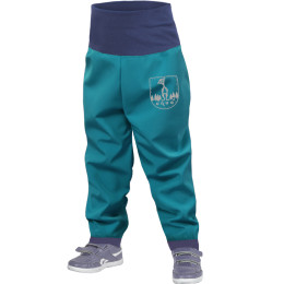 Pantalones sin aislamiento térmico para bebés Unuo Softshell verde
