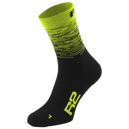 Calcetines de ciclismo R2 Race negro/amarillo black neon yellow