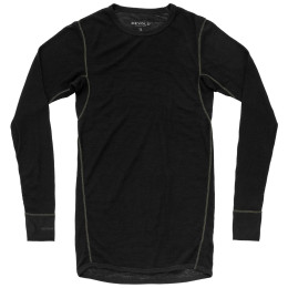 Camiseta funcional de mujer Devold Wool Mesh 190 Shirt Wmn azul oscuro/blanco INK/OFFWHITE