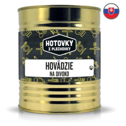 Plato principal Hotovky z plechovky Asado de ternera 800 g
