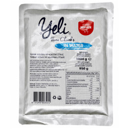 Comida de viaje Yeli Atún en trozos al natural (1000 g)