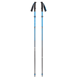 Bastones de senderismo Black Diamond Distance Carbon FLZ Poles azul/negro Ultra Blue