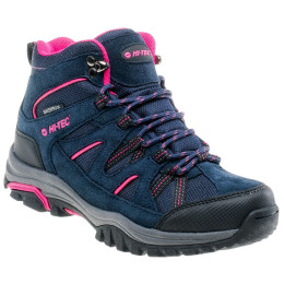 Calzado de mujer Hi-Tec Raposo Mid WP Wo´s azul Navy/Fuchsia/MidGrey
