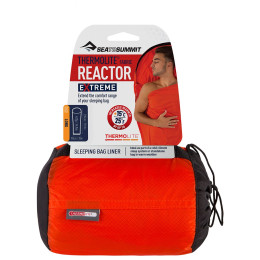 Forro para saco de dormir Sea to Summit Thermolite Reactor Extreme Lon rojo OrangeSack/RedLiner