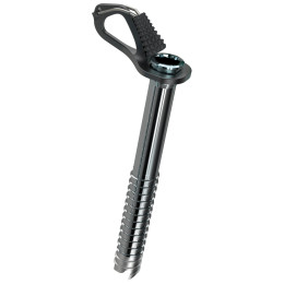 Tornillo de hielo Blue Ice Aero Lite Ice Screw 19 cm gris Grey