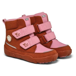 Calzado para niños Affenzahn Mid Boot Vegan Comfy Deer rosa Deer