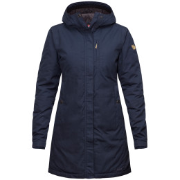 Abrigo de mujer Fjällräven Kiruna Padded Parka W azul dark navy