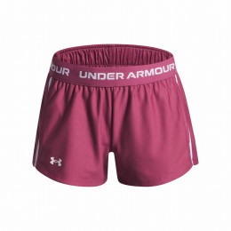 Pantalones cortos para niños Under Armour G Tech Play Up Short-RED violeta oscuro/rosa Red