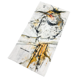 Cuello multiuso High Tail Designs Hiking Gaiter Northern Flicker blanco Northern Flicker
