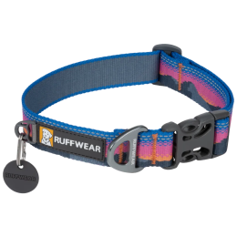 Collar para perro Ruffwear Crag™ Collar rosa/azul Alpine Dusk