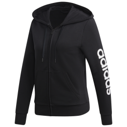 Sudadera de mujer Adidas Essentials Linear negro Black/White