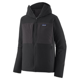 Chaqueta de hombre Patagonia M's R2 TechFace Hoody negro Black