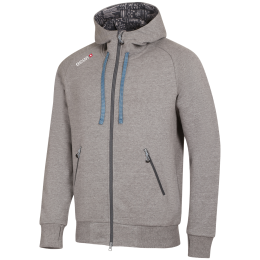 Sudadera de hombre Ocún Hoddie Zipper Men gris Grey Paloma/Excalibur