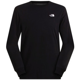 Camiseta de hombre The North Face Evolution Simple Dome Regular Long-Sleeve Tee negro TNF BLACK