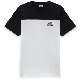 Camiseta de hombre Vans Minigrade Block Crew blanco/negro White