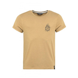 Camiseta de hombre Chillaz Arco Tent beige senf melange