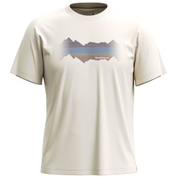 Camiseta Smartwool Mountain Horizon Short Sleeve Graphic T beige almond