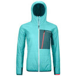 Chaqueta de mujer Ortovox Swisswool Piz Duan Jacket W azul Ice Waterfall