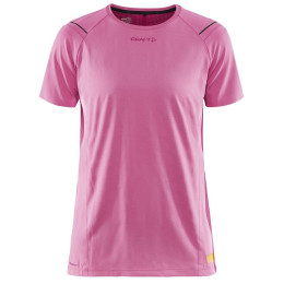 Camiseta de mujer Craft PRO Hypervent SS rosa Camelia-Roxo