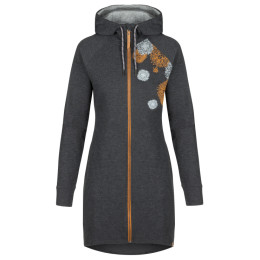 Sudadera de mujer Loap Ecara negro/naranja TapShoeOrangeMelange