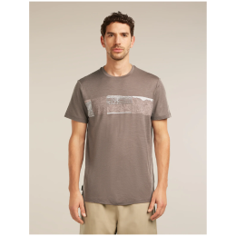Camiseta funcional de hombre Icebreaker Men Merino 150 Tech Lite SS Tee Elevation Line