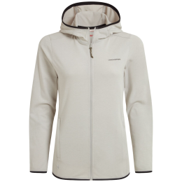 Sudadera de mujer Craghoppers NosiLife Afia Hooded Jacket beige Light Grey Marl