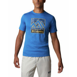 Camiseta de hombre Columbia Zero Rules Graphic azul claro BrightIndigo