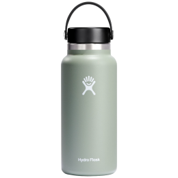 Botella térmica Hydro Flask Wide Mouth 32 oz gris claro agave