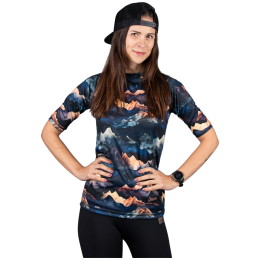 Camiseta funcional de mujer Drexiss All Alpine Peaks Coolmax